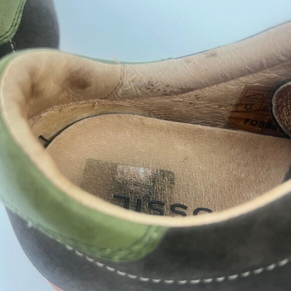 Fossil Men's Brown Suede Wingtip Oxford Casual Dress Shoes Size 9 M - Picture 10 of 12